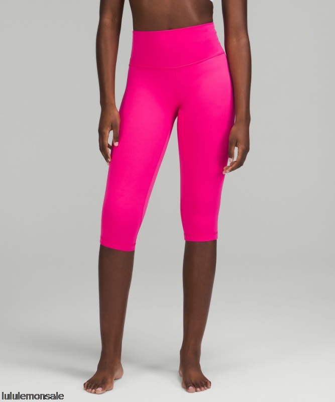 Lululemon Damen DELULU108 | Ausrichten High-rise Crop 17 Sonic Pink